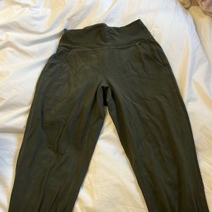Green lululemon align joggers